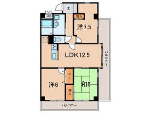 リアライズ岡場の物件間取画像